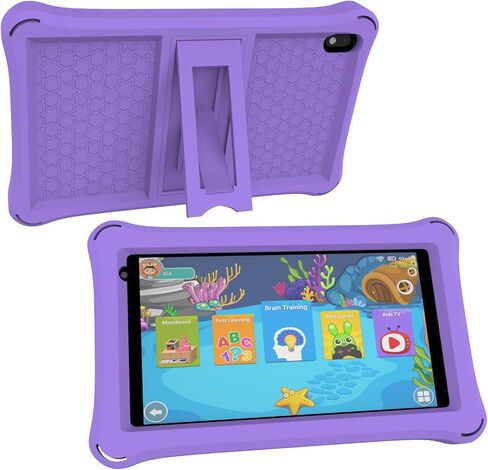 ATOZEE 7 Inch Kids Tablet, Android Toddler Tablet, 32GB ROM+4GB RAM, Quad-core Processor, IPS HD Eye-Care Touchscreen, Dual Camera Tablets PC with Silicone Case Blue in Saudi Arabia