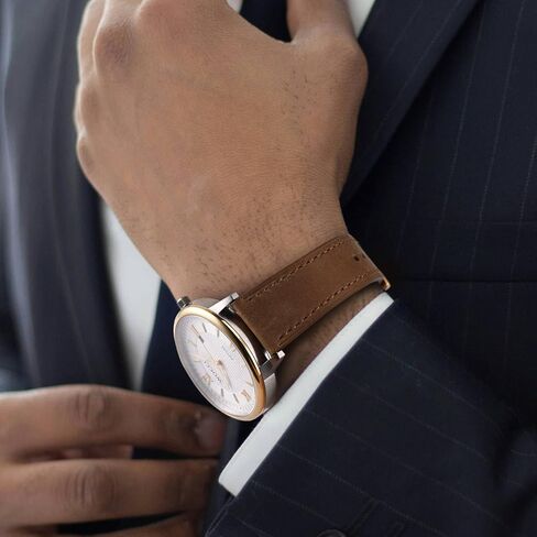 WOCCI Elite Watch Band, Top Grain Leather, Quick Release, Band Width 18mm 20mm 22mm in Saudi Arabia