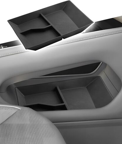 for Volkswagen Atlas 2024 2025 Center Console Organizer Tray Accessories Armrest Front Storage Box Insert Tray (for Volkswagen Atlas Armrest Center Organizer in Saudi Arabia