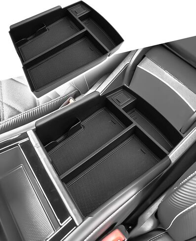 for Volkswagen Atlas 2024 2025 Center Console Organizer Tray Accessories Armrest Front Storage Box Insert Tray (for Volkswagen Atlas Armrest Center Organizer in Saudi Arabia