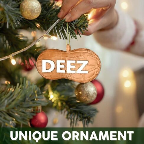 Deez Nuts Ornament, Peanuts Christmas Ornaments, Funny Ornaments for Adults, Funny Christmas Ornaments Adult, Peanuts Ornaments, Funny Adult Christmas Ornaments, Ugly Christmas Ornaments Funny Odd in Saudi Arabia