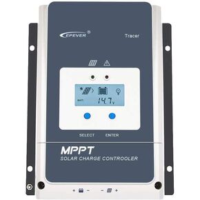 EPEVER 80A MPPT Solar Charge Controller Tracer-an Series High-Power Charge Controllers Compatible with 12V/24V/36V/48V Lead-Acid and Lithium Batteries (80A)