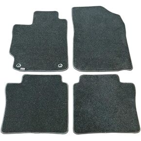 CarsCover Custom Fits for 2016-2021 Honda Civic Sedan Hatchback Front and Rear Carpet Car Floor Mats Heavy Cushion Ultramax Asphalt Black