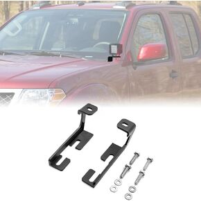 WeiSen Hood Hinge Ditch Light Mounting Brackets Compatible with Nissan Frontier 2005-2021, Fit Xterra 2005-2015 2nd Gen for Auxiliary Off Road Pod Work Light