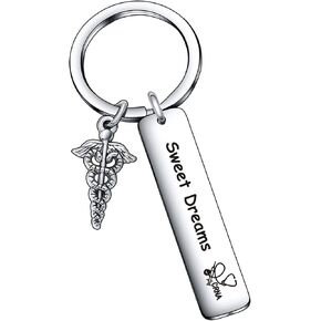 De&ai Nurse Anesthetist Gift Nurse Anesthetist Appreciation Gift CRNA School Graduation Keychain Nurse Keychain
