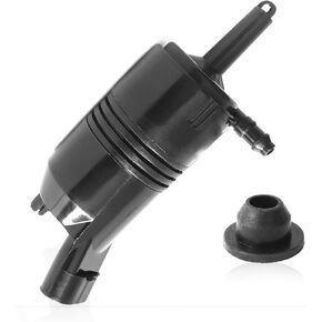 Car Windshield Washer Pump, Single Hole Washer Fluid Pump with Grommet Compatible with Chevy Silverado,Impala,GMC Sierra,Cadillac,Buick OEM#385-232316A Windshield Wiper Pump Car Accessories