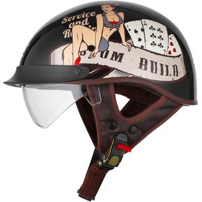 Cool Cruise Vintage Half Helmet Motorcycle helmetHalf Helmet