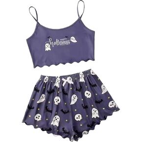 Halloween Pajamas Set for Women
