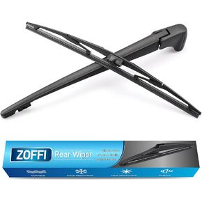 Rear Wiper Arm Blade, Replacement for Honda Pilot 2009-2015 - ZOFFI Rear Windshield Wiper Assembly Replacement - All Season Natural Rubber Cleaning Window