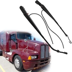 SecosAutoparts 2PCS Driver Left & Passenger Right Side Windshield Wiper Arm Compatible with Kenworth T600 2008-2012 T600A 2006-2007 T660 2006-2012 T800 2006-2012#R23102912 R23102913 602-5403 602-5404