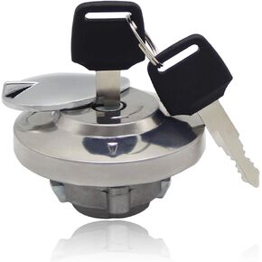 Gas Locking Cap Fuel Gas Tank Locking Cap Lid Cover Keys-For Honda VT1100 Shadow 1100 VT750 VT1100C VT600 VT750C VT1100C2 VF750 CD VT1300 CR CS CT CX CMX250 Shadow 400 VTX1300C VTX1300R 17620-KR3-751