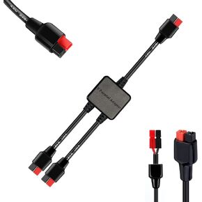Anderson Y Parallel Combiner Cable with Reverse Current Protection Anderson Powerpole Connector Charge Portable Power Station Compatible with Goal Zero Jackery High Power Pole Port Connector