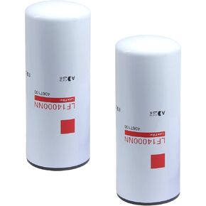 2 Pack of LF14000NN Oil Lube Filter Compatible with Cummins ISX ISM QSX QSM QST ISX15 M11 Diesel Engines Replaces 4367100, LF14001NN, LF9080, P559000, LF9001, BD5000, 57746XD, 600-211-1340