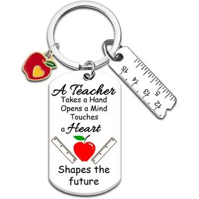 Teacher Gifts for Women Teachers Keychain Accessories Teacher Appreciation Gifts Birthday Gift Thanksgiving Teacher Christmas Gifts for Teachers from Students