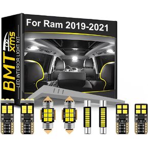 LED Interior Light Kit Replacement for DODGE Ram 1500 2500 3500 2019 2020 2021, Super Bright 6000K White