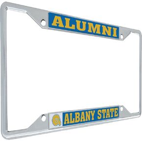 Desert Cactus Albany State University ASU Golden Rams Metal License Plate Frame for Front or Back of Car Officially Licensed (Alumni)