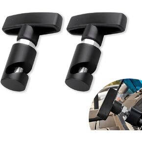 Pack-2 Car Engine Hood Lift Rod Retainer, Alloy Buckle Lift Rod Fixation Safety Anti-pinch Device, Trunk Air Pressure Rod Anti-slip Shock Absorber Strut Tool, Universal for Most Cars (Black)