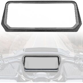 Dashboards Inner Fairing Trim for Road Glide 2024, Carbon Fiber Texture Speedometer Gauge Cover for Harley CVO Road Glide ST Road Glide 2024