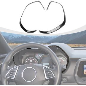 for Camaro Dashboard Panel Trim, Center Control Dash Board Cover Compatible with Chevy Camaro Accessories 2016-2024, Carbon Fiber