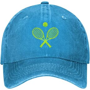 Tennis Lover Hats for Men Tennis Racket Ball Trucker Hats Women Adjustable Baseball Caps