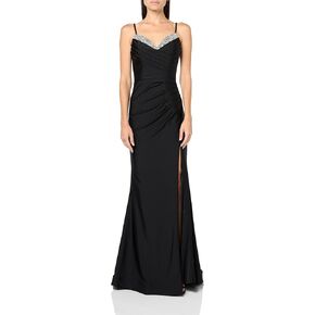 Speechless Women's Sleeveless Maxi Trumpet Party Dress