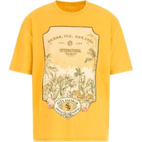 GUESS Men's Eco Paraiso Postcard Tee