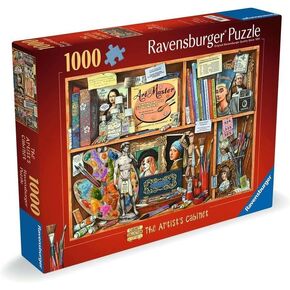 Ravensburger RVSB4 Ravensburger UK Artist's Cabinet 1000 Piece Jigsaw Puzzle for Adults - 14997 - Every Piece is Unique, Softclick Technology Means Pieces Fit Together Perfectly