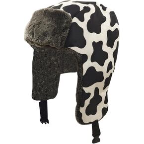 Winter Hunter Hat for Men and Women with Buttons for Cold Weather Warm Aviator Hat