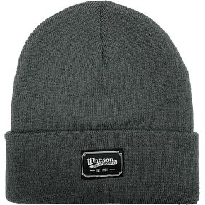Hot Head Unisex Toque - WasteNot™ Recycled Polyester, Winter Beanie Hat, Men/Women, Fold Up, Heritage Patch