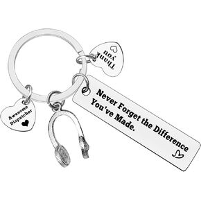 Xiahuyu 911 Dispatcher Gifts Keychain 911 Operator Gifts Emergency Dispatcher Appreciation Gift 911 Dispatcher Thank You Gift