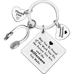 Xiahuyu 911 Dispatcher Gifts Keychain 911 Operator Gifts Emergency Dispatcher Appreciation Gift 911 Dispatcher Thank You Gift in Kuwait
