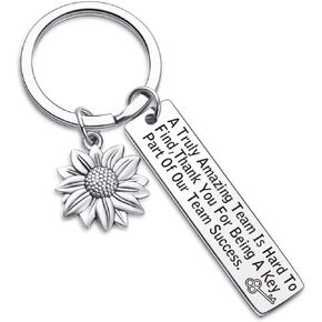 7RVZM Coworker Keychain Social Workers Gift Volunteer Jewelry Employee Appreciation Jewelry