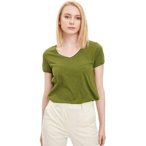 DeFacto Basic Short Sleeve V Neck Women's T-Shirts – Regular Fit T-Shirts for Women for Casual Wearing