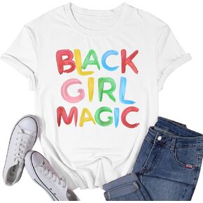 Black History Month Shirts Melanin African American Women T-Shirts Juneteenth Tshirt