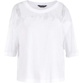 Armani Exchange Women's Mesh Top Short Sleeve T-Shirt