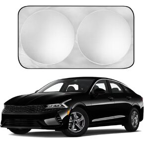 Car Windshield Sun Shade Sunshade Compatible with Kia Soul 2010-2024 Seltos 2020-2024 K5 2025 2024-2021 Forte 2019-2024 Stinger Accessories, Car Front Window Sun Shield