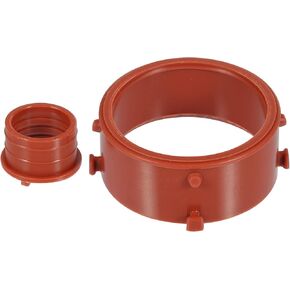 X AUTOHAUX 2pcs Red Turbo Intake Seal Rubber A6420940480 for Mercedes-Benz R320 2007-2008 for Mercedes-Benz E320 2007-2008 for Mercedes-Benz ML320 2007-2008