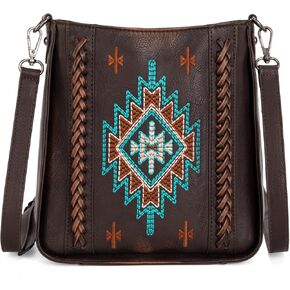 Montana West Aztec Embroidered Distressd Crossbody Bags for Women