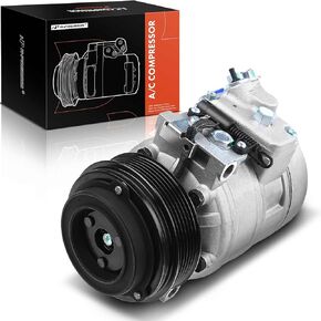 A-Premium A/C Compressor with Clutch Compatible with BMW 328i 2012-2013, 328i xDrive 2012-2013, X3 2007-2010, 7SBU16C Style, 6 Grooves (Not 4 or 8 Grooves)