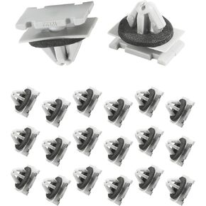 20PCS Fender Flare Clips,Rocker Panel Clips,Wheel Well Clips,Car Accessories Automotive Clips,Car Rocker Molding Retainer Clip,Rocker Wheel Flare Moulding Clips,Replace #68172491AA 68271803AA