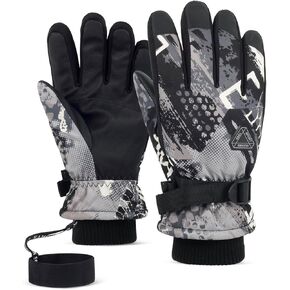 HH HOFNEN Winter Gloves Warm Ski Gloves 3M Thinsulate Snow Gloves Waterproof Windproof Touchscreen Cold Weather Snowboard Gloves for Mens Women