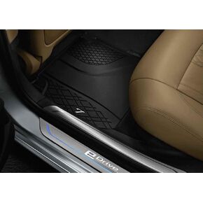 سجادات أرضية BMW 51472443985 مناسبة لجميع الأحوال الجوية لسلسلة G12 7 (مجموعة من 2 سجادات أمامية)