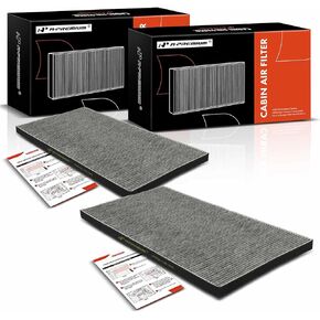A-Premium 2-PC Under Hood Cabin Air Filter w/Activated Carbon Compatible with Tesla S 2016-2023, Replace# 1059333