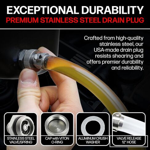 Votex - Made in USA - M12 X 1.5MM X 14.65 MM Stainless Steel Magnetic Engine Neodymium Magnetic Oil Drain Plug - Part Number DP016 in Saudi Arabia