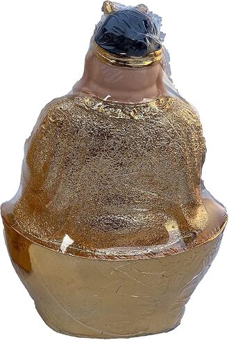 Golden CaiShen Statue, CAI Shen, God of Fortune, God of Wealth, Lucky and Wealthy Statue, Feng Shui Decor, Feng Shui Gift, 1 Pair (2 Statues) (7 Inches) in Saudi Arabia