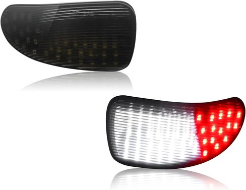 لوحة الباب الداخلية LED ضوء مجاملة متوافق مع 1997-2003 F150 / 1997-1999 F250 ضوء واجب، أضواء الباب عدسة الدخان لF150 in Kuwait