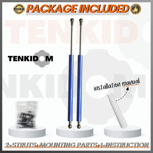 Front Hood Struts Compatible with Honda Accord 9th Sedan 2013-2017 Shock Lift Supports Bonnet Gas Dampers Springs Kit No-Drill Bolt-on in Kuwait