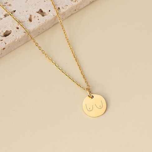 Dainty Friends Like Boobies Breast Necklace for BFF Womens Best Friend Gift in Kuwait