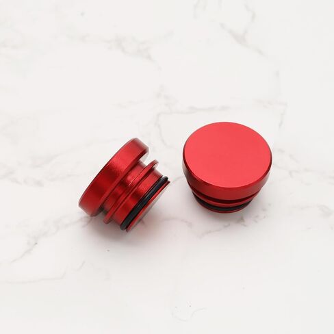 The Lord of the Tools 2PCS 12V Aluminum Cigarette Lighter Socket Cover Cap Waterproof Dustproof Plug for Car Truck SUV Boat Yacht Automotive Accessories Red in Kuwait