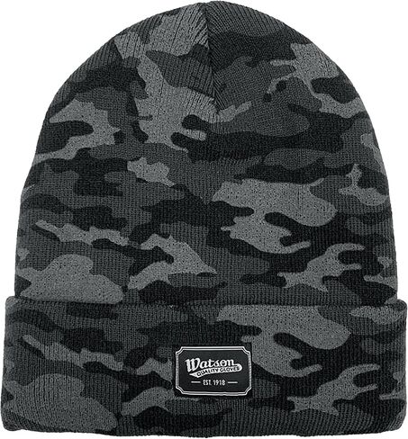 Hot Head Unisex Toque - WasteNot™ Recycled Polyester, Winter Beanie Hat, Men/Women, Fold Up, Heritage Patch in Saudi Arabia